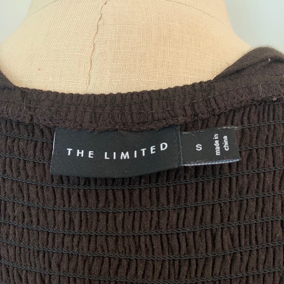 The Limited Dark Brown Twist Front Dress - Picture 6 of 6